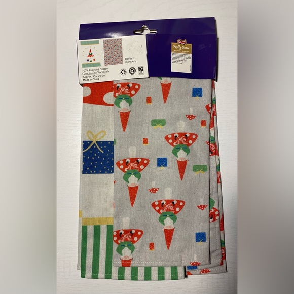 Milly Green Tea Towels - Picture 2 of 6